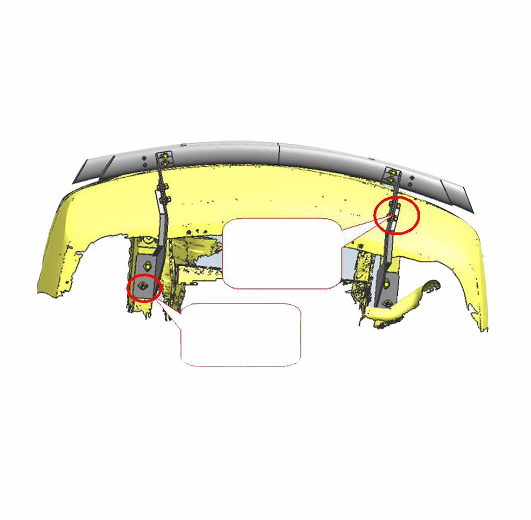 Product of Black Horse Offroad 8d93947ss-Dl Bumper Guard