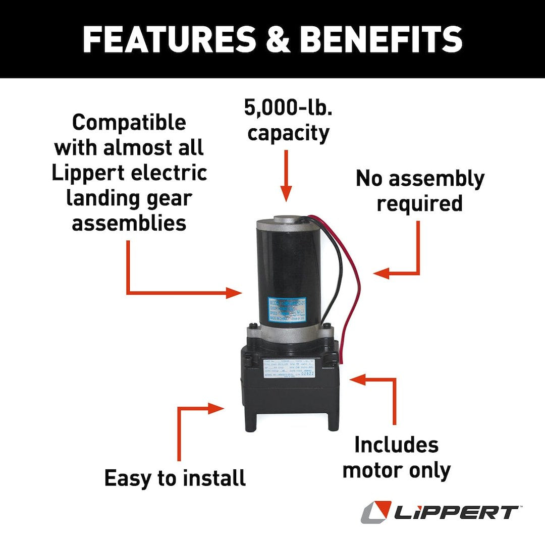 Product of Lippert Components 141893 Trailer Landing Gear Motor