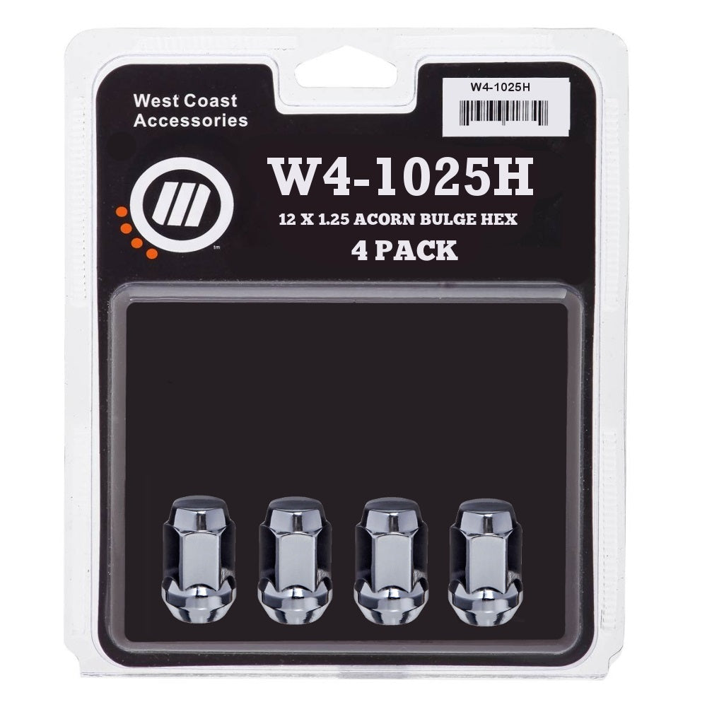 West Coast Wheel Accessories W4-1025h Lug Nut||wcww4-1025h.Jpg||85||wcww41025h||1120983