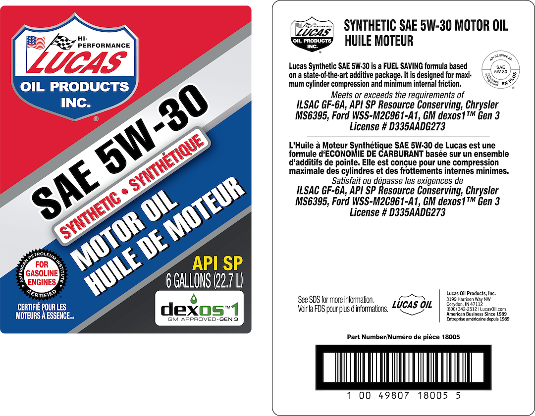 Lucas Oil 18005 Oil||18005_Syn 5w30_6gal_Rev10_2-13-2026.Png||86||l4418005||2537736