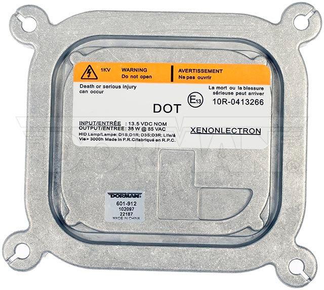 Dorman (Oe Solutions) 601-912 Hid Lighting Ballast||601-912_2.Jpg||87||d18601912||1229390