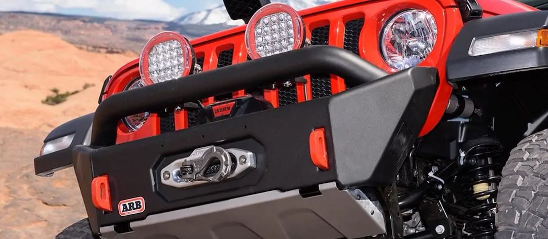 Product of ARB 3450470 Stubby Bar Steel Powder Coated Bumper