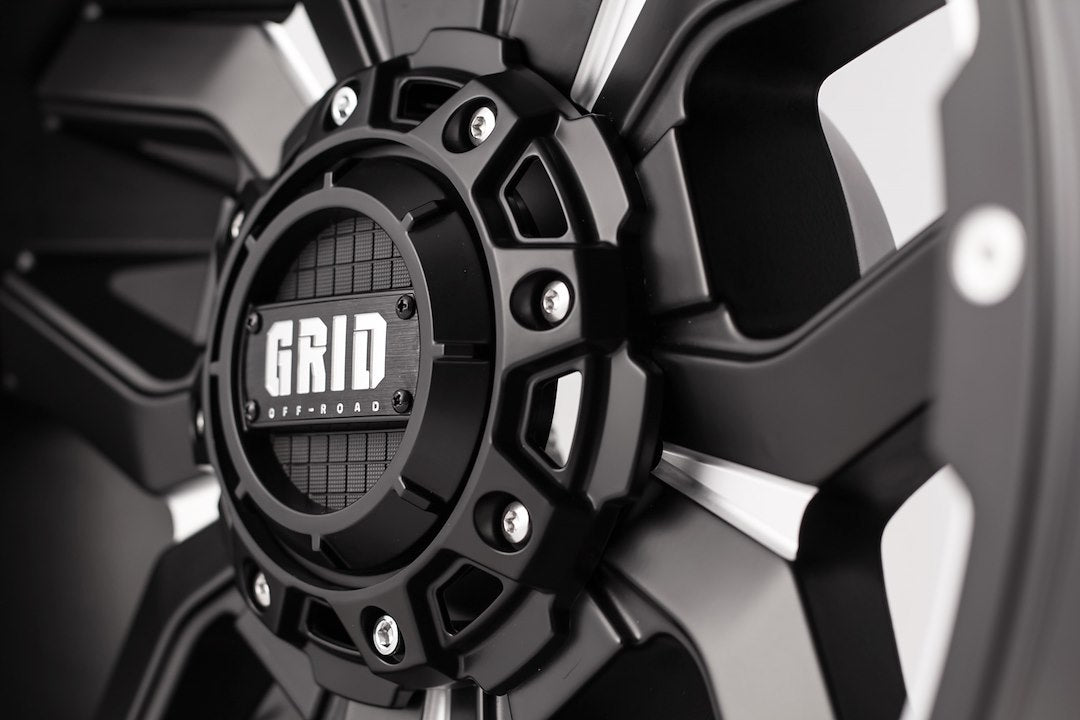 Product of Grid Wheels 17x9 Black With Natural Accents Wheel - Not Applicable Bolt Pattern