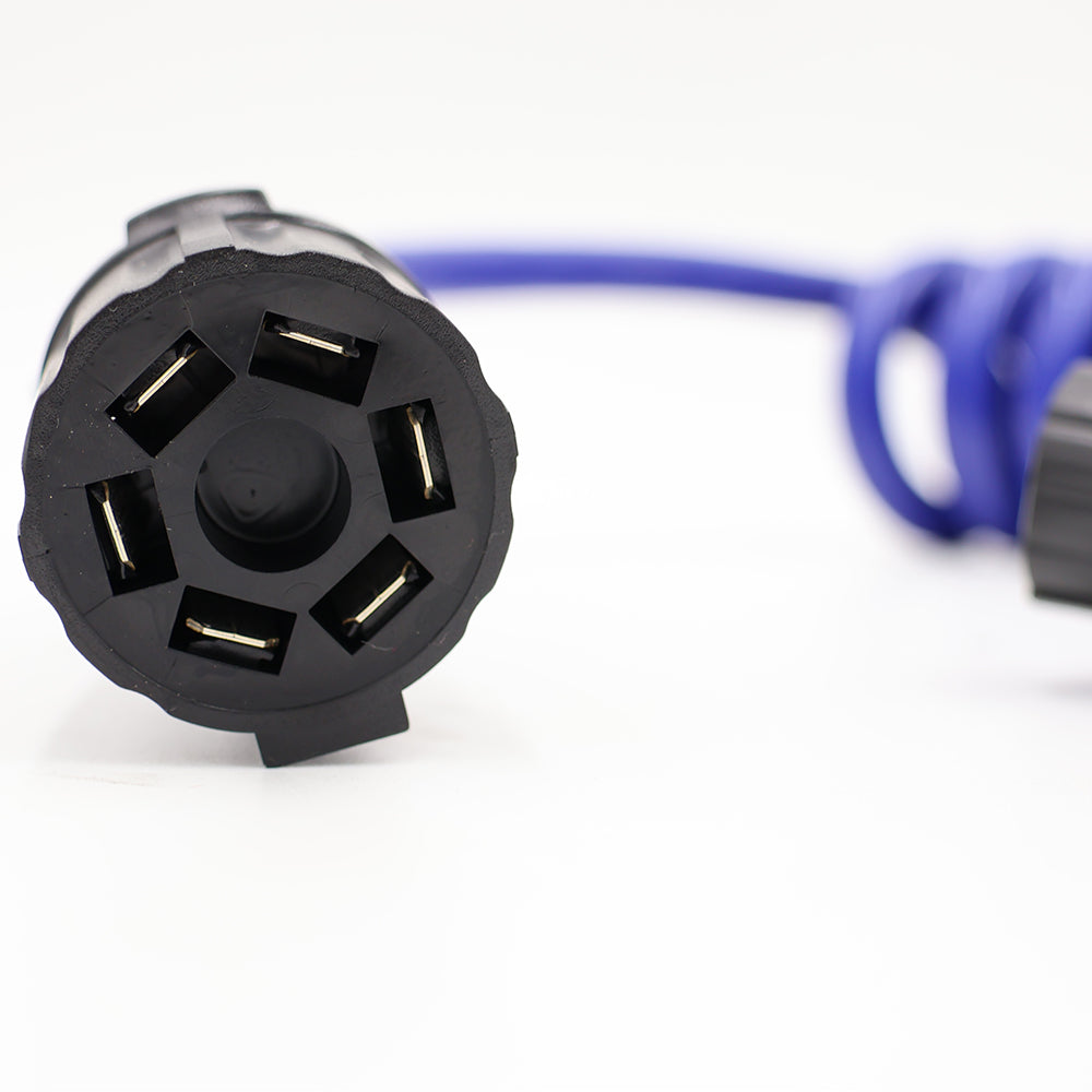 Product of Blue Ox 7-Way To 6-Way Coiled Electrical Cable Extension (BX88206)