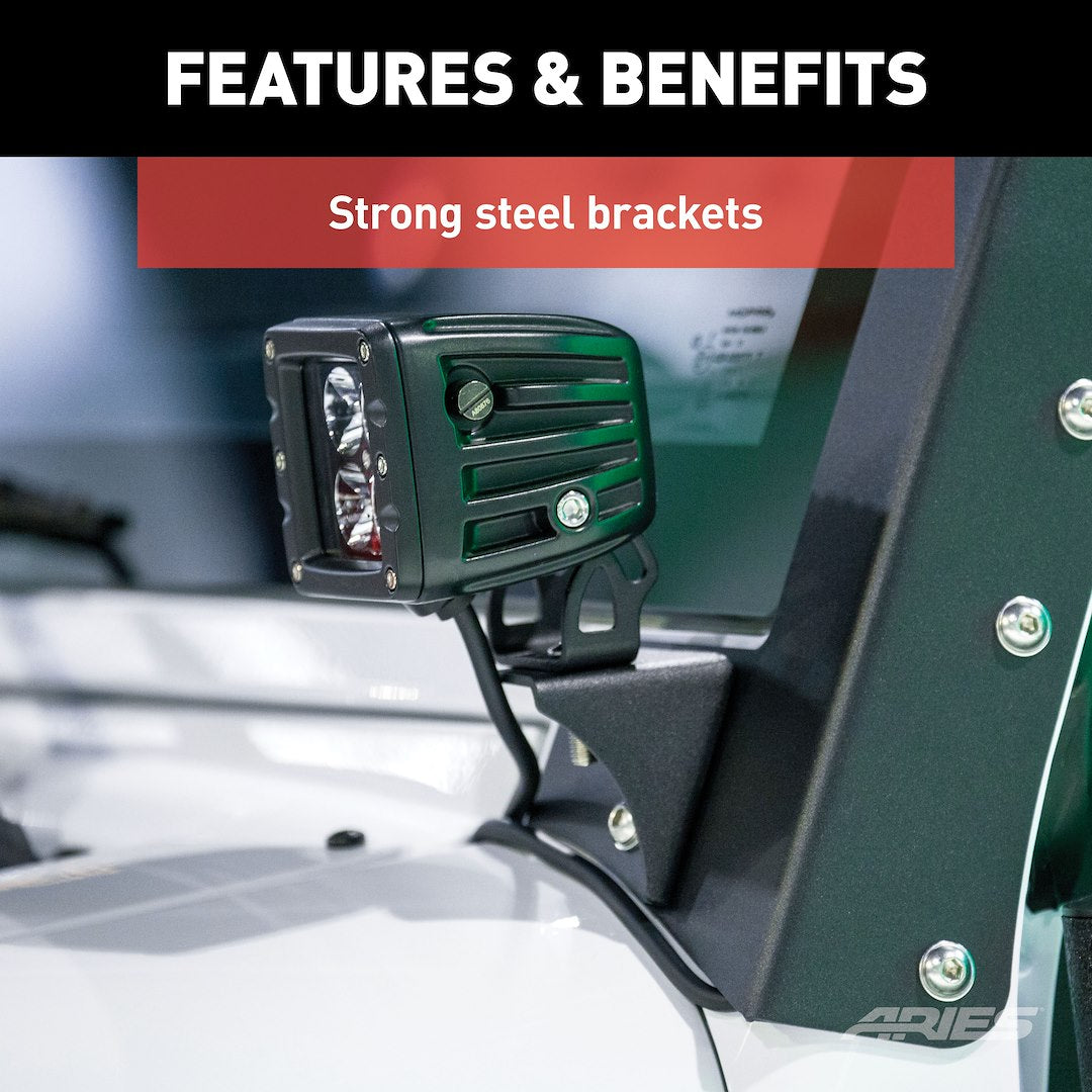 Product of Aries Ar15800 Windshield Hinge Light Bracket