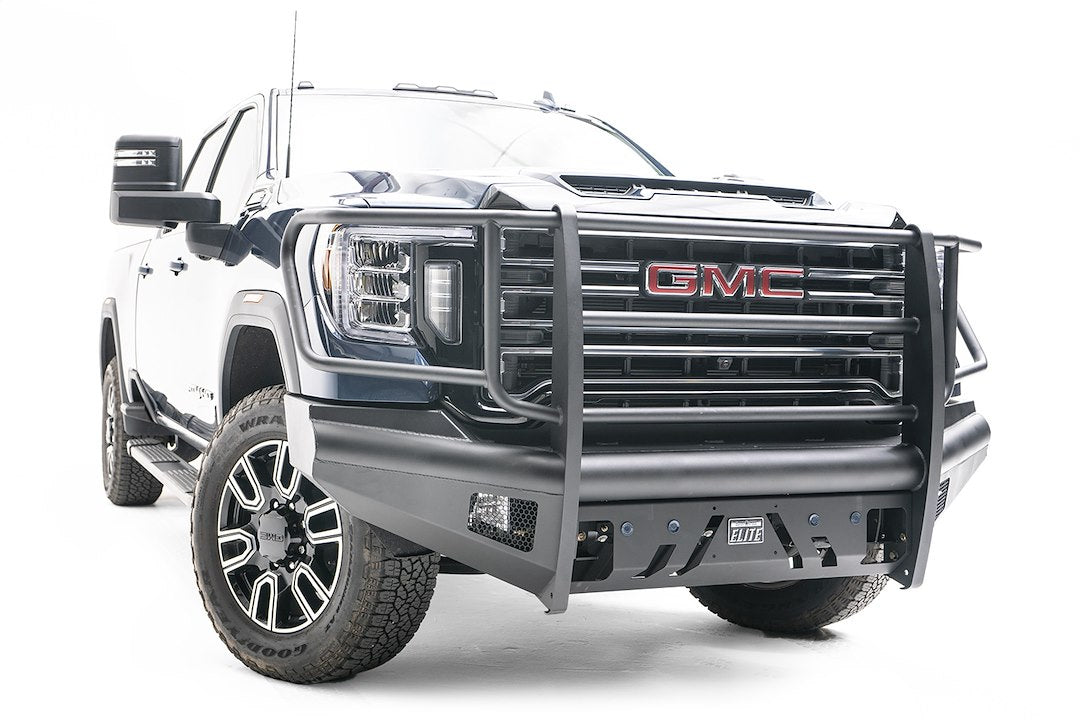 Product of Fab Fours GM20-Q5060-1 Black Steel Elite Steel Powder Coated Bumper