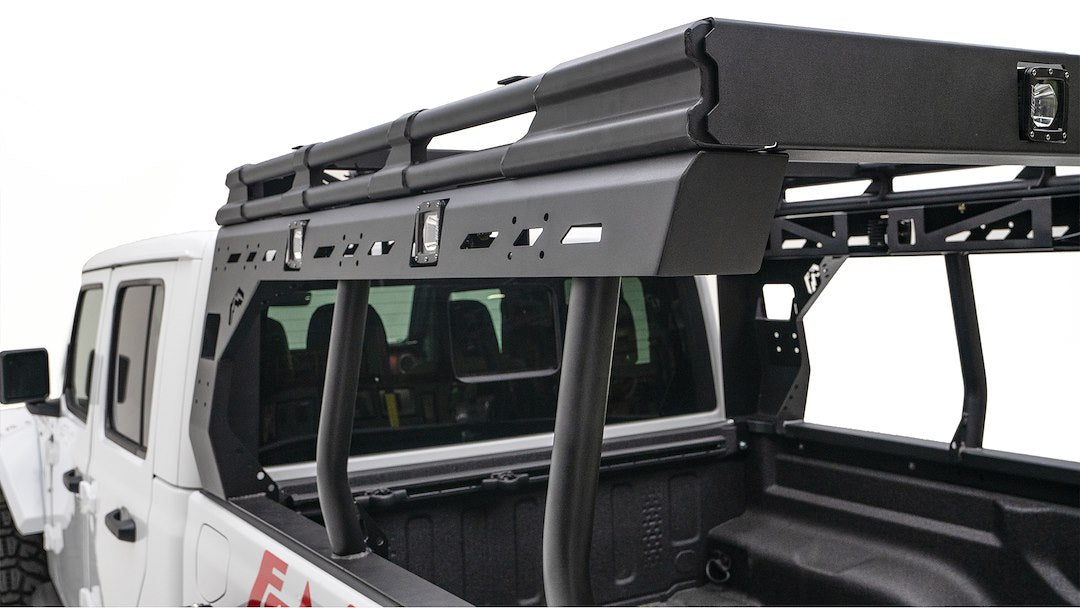 Product of Fab Fours JTOR-03-1 Black Roof Rack Cross Bar - Single