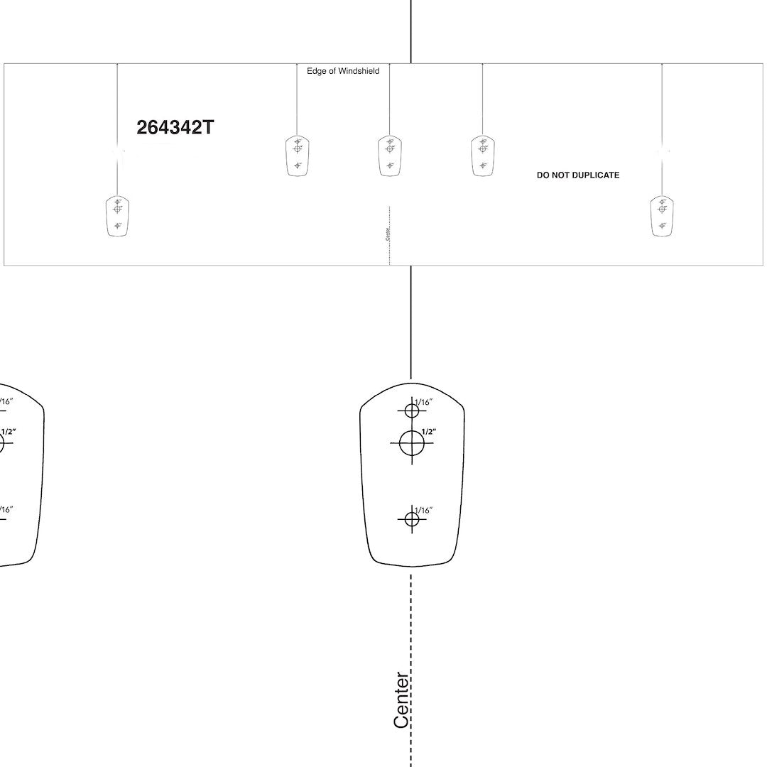 Recon Accessories 264342t Roof Marker Light Installation Template||264342t.Jpg||85||r89264342t||1657064