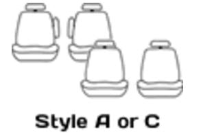 Product of Covercraft SSC2512CAGY Carhartt® SeatSaver® Carhartt Gravel Polycotton Seat Cover