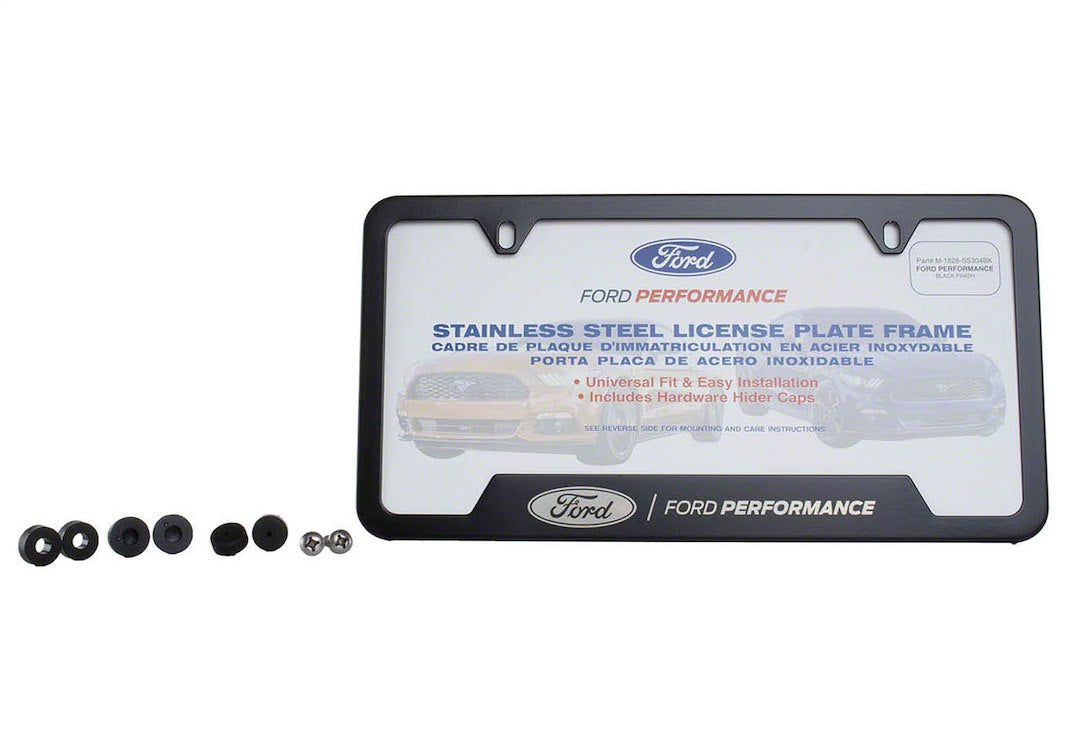 Ford Performance M-1828-Ss304bk License Plate Frame||m-1828-Ss304bk_V7.Jpg||92||f281828ss304b||1630594