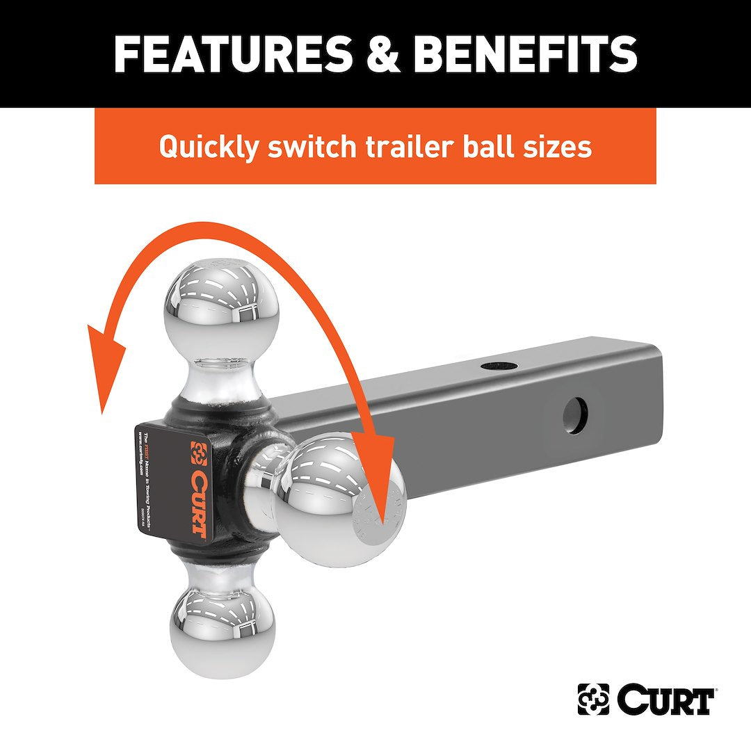 Curt 45001 Trailer Hitch Ball Mount||45001_3008x1990_Fb.Jpg||87||c9345001||1086022