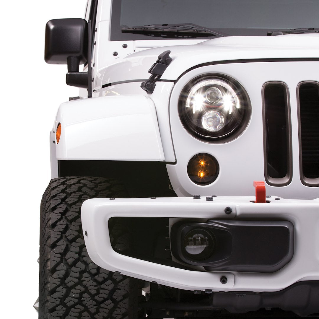 Product of J.W. Speaker Model 8700 Evolution J2 Series Jeep LED Headlights (0553973)