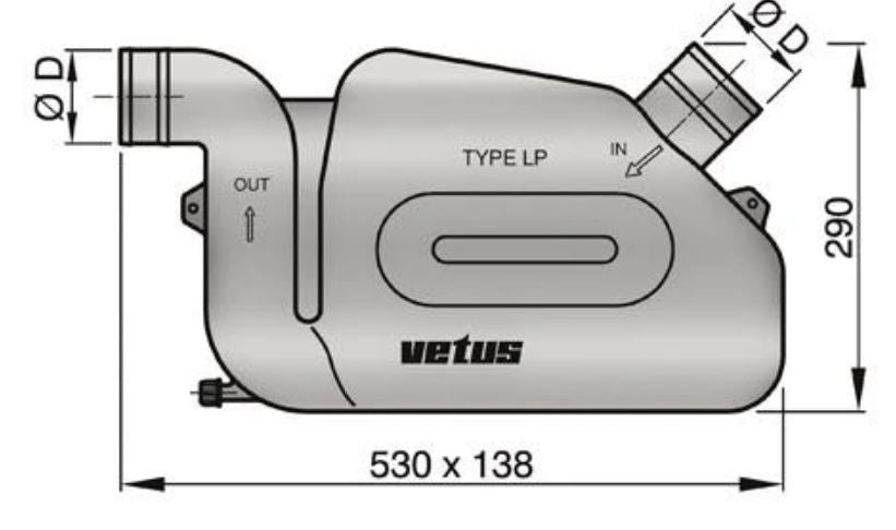 Product of Vetus Wlocklp60 Water Lock