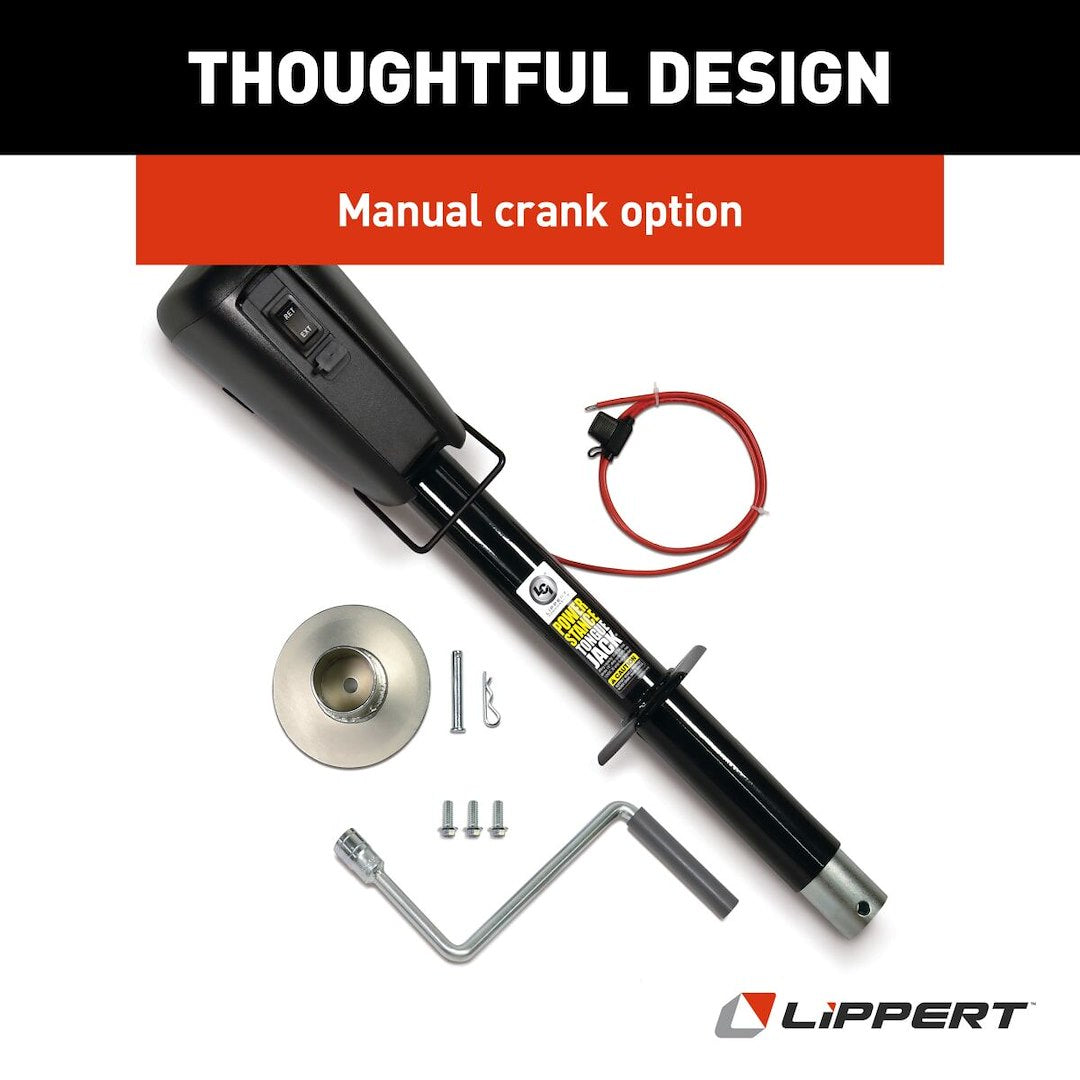 Product of Lippert Components 813748 3500 Pound Electric Trailer Tongue Jack