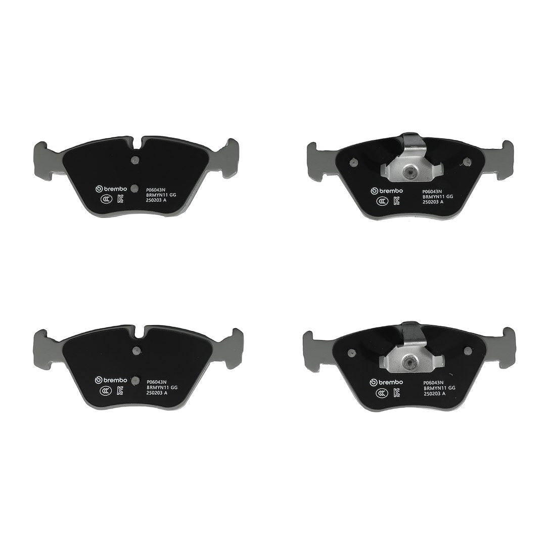 Brembo P06043n Brake Pad||p06043n_Bac.Jpg||87||brmp06043n||1752272