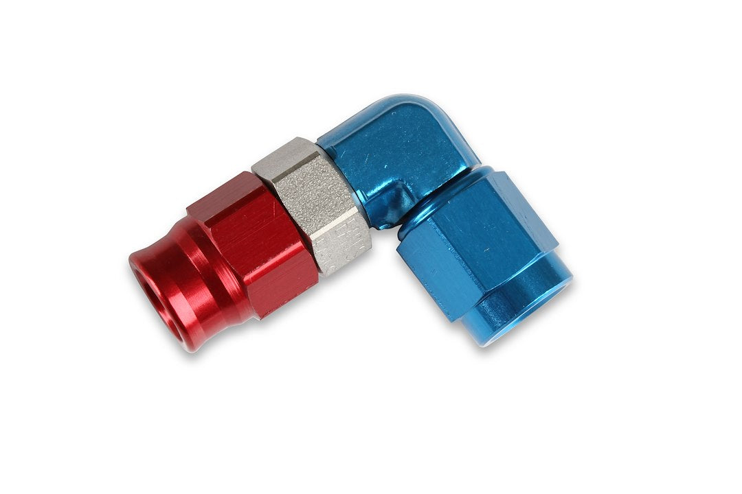 Product of Earl's Plumbing Speed-Seal ™ 609033ERL Female Swivel 3/16 Inch (-3 AN) Blue/ Red