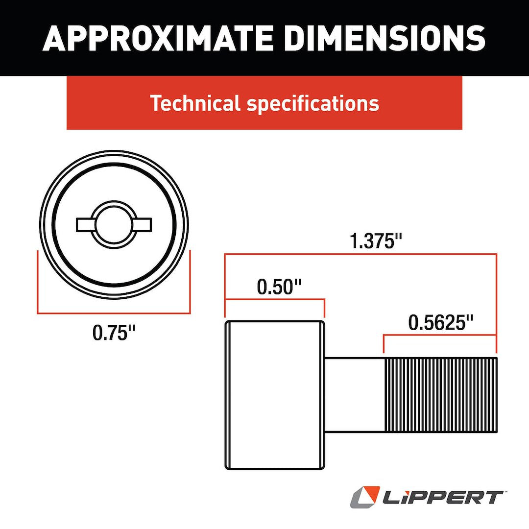 Lippert Components 118353 Slide Out Bearing||118353_4.Jpg||88||m6v118353||908256