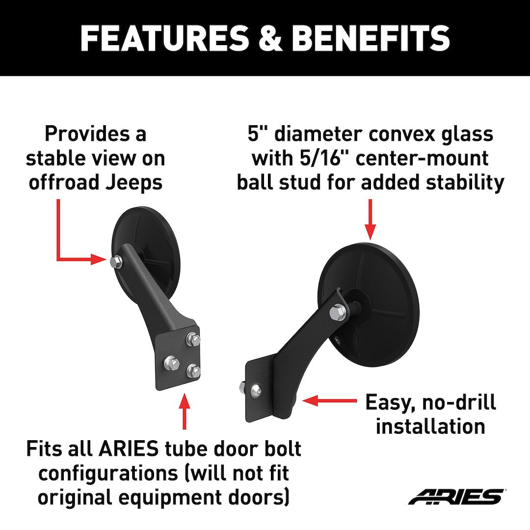 Aries 3500300 Exterior Mirror||3500300_3008x1990_Fa.Jpg||87||a1s3500300||1225137