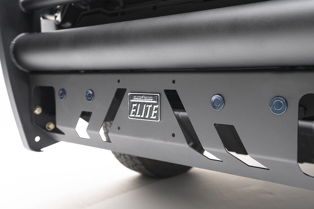 Product of Fab Fours GM20-Q5060-1 Black Steel Elite Steel Powder Coated Bumper