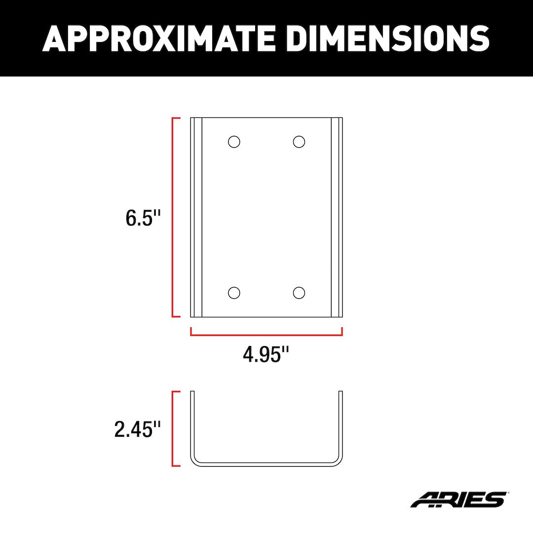 Product of Aries 256tbl Center High Mount Stop Light Extension
