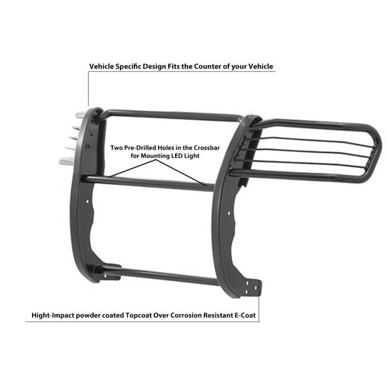 Black Horse Offroad 17a096400ma Grille Guard||17a096400ma_6.Jpeg||90||blk7a096400ma||2237654