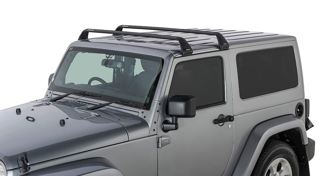 Product of Rhino-Rack USA SG60 49.4 Inch Front Bar/ 50-1/2 Inch Rear Bar Black Roof Rack Cross Bar - Set Of 2