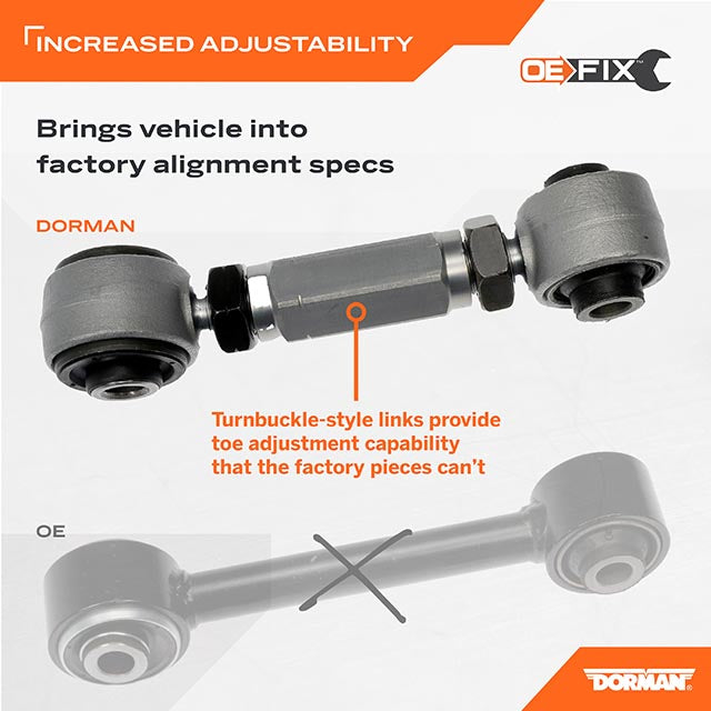 Dorman (Oe Solutions) 526-032 Toe Arm||||90||d18526032||1893922