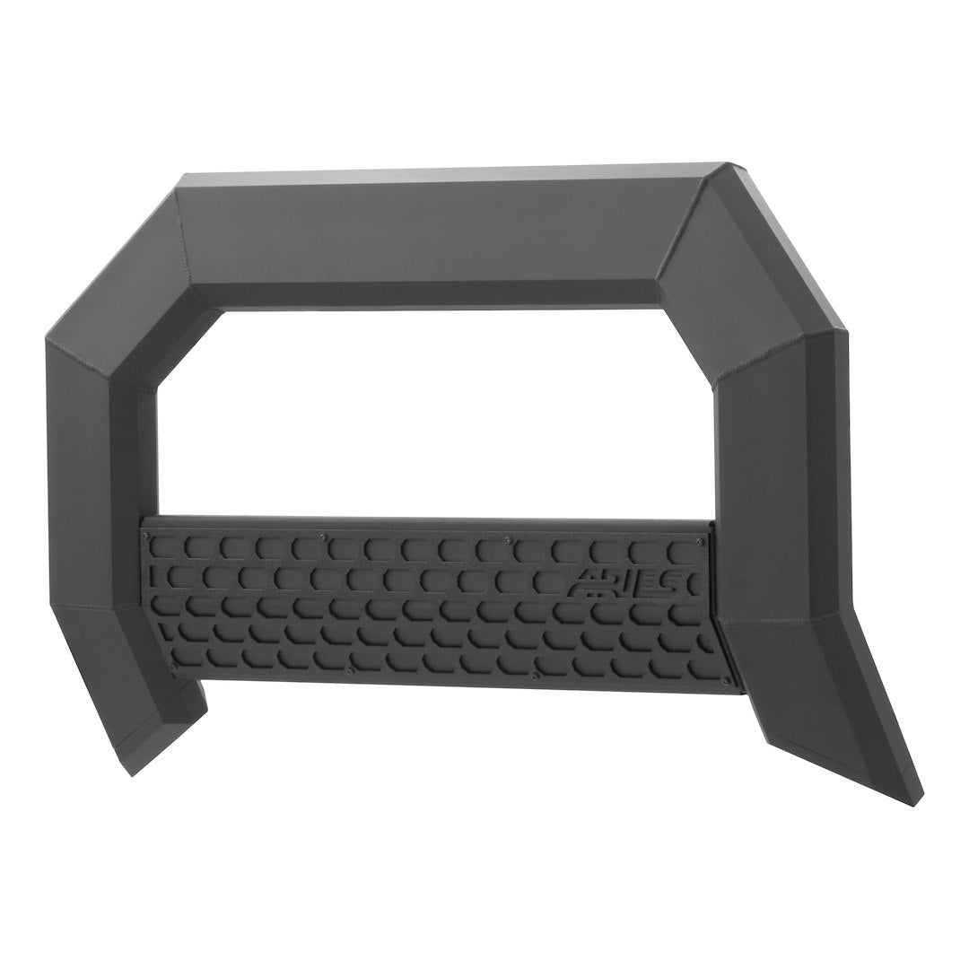 Product of Aries 2164003 Bull Bar Black Carbide Powder Coated 5-1/2 Inch Yes with skid plate