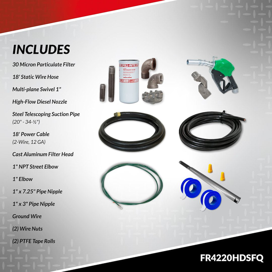 Product of Fill Rite By Tuthill Fr4220hdsfq Liquid Transfer Tank Pump