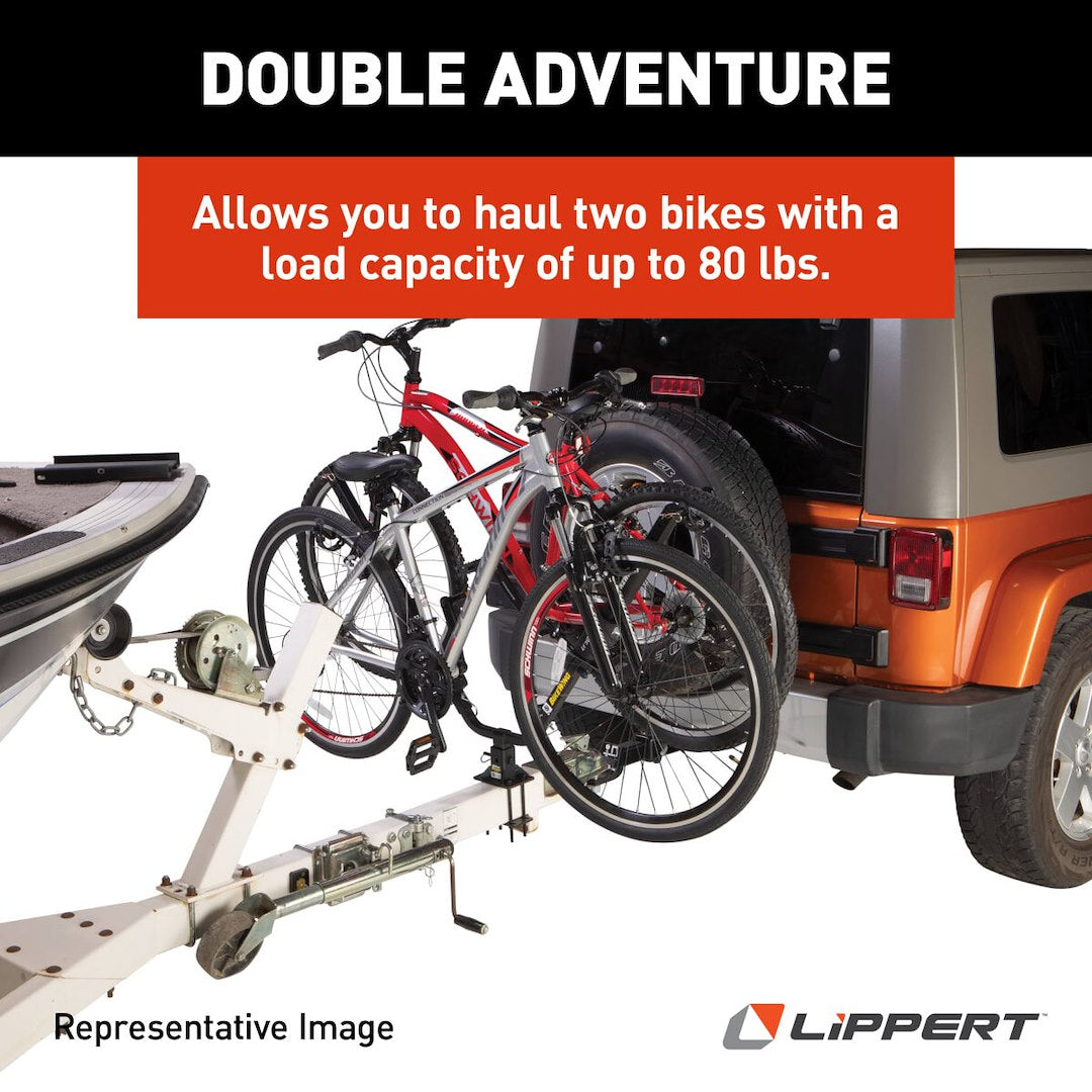Product of Lippert Components 731138 Bike Rack - Trailer Tongue Mount
