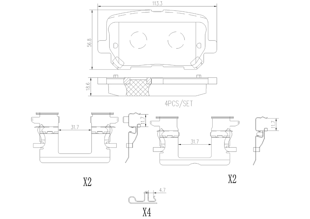 Brembo P18038n Brake Pad||p18038n.Png||85||brmp18038n||2104518