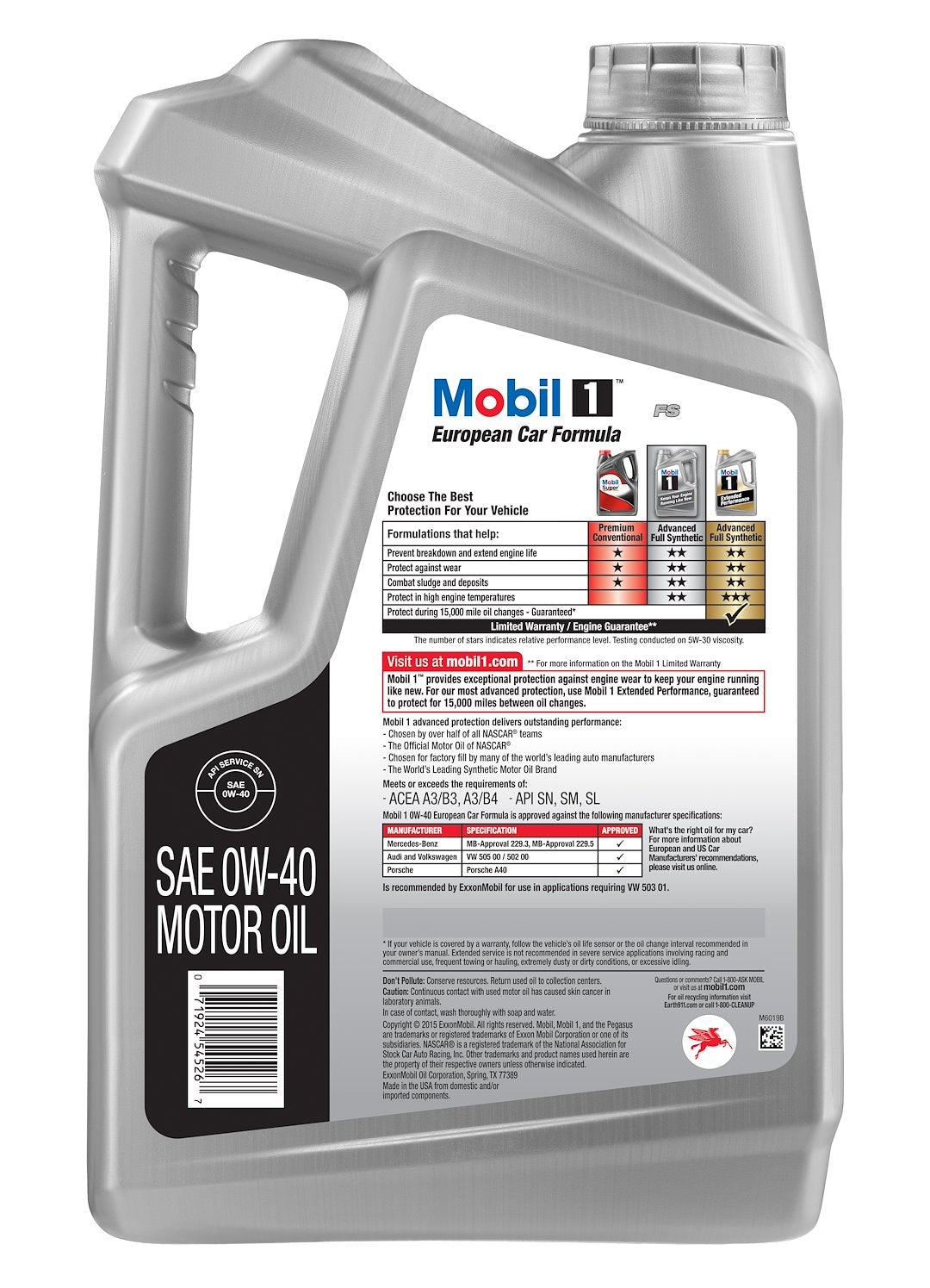 Product of Mobil 1 120760 Oil