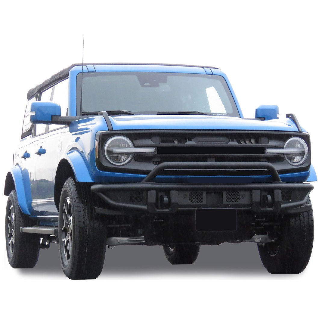 Product of Black Horse Offroad AFB-FB22LD Armour Steel Powder Coated Bumper