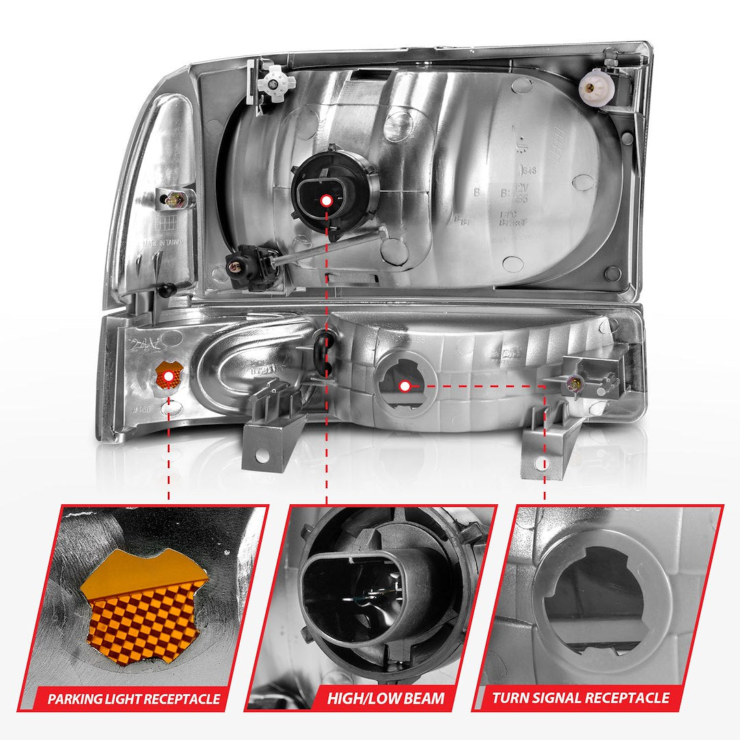 Product of Anzo Usa 111081 Headlight Assembly