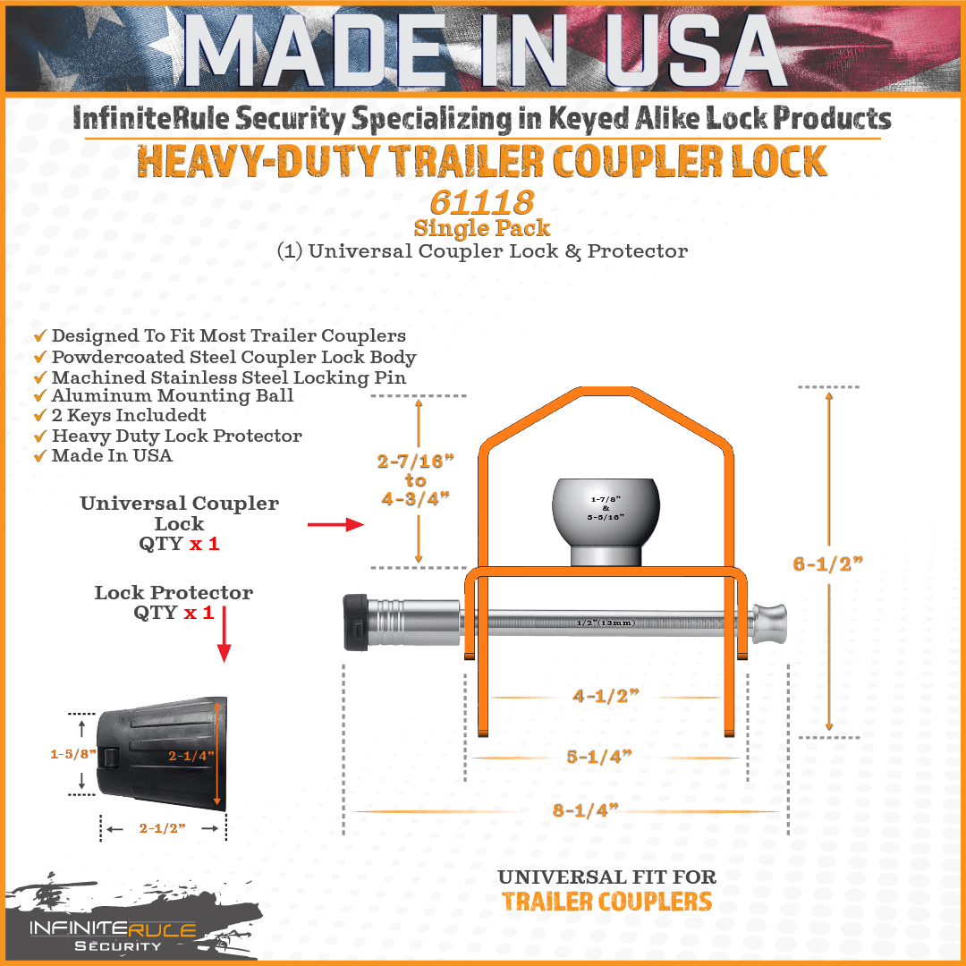 Infiniterule 61636-Bx Trailer Hitch Lock||61636-Bx_2.Png||87||inf61636bx||2254502