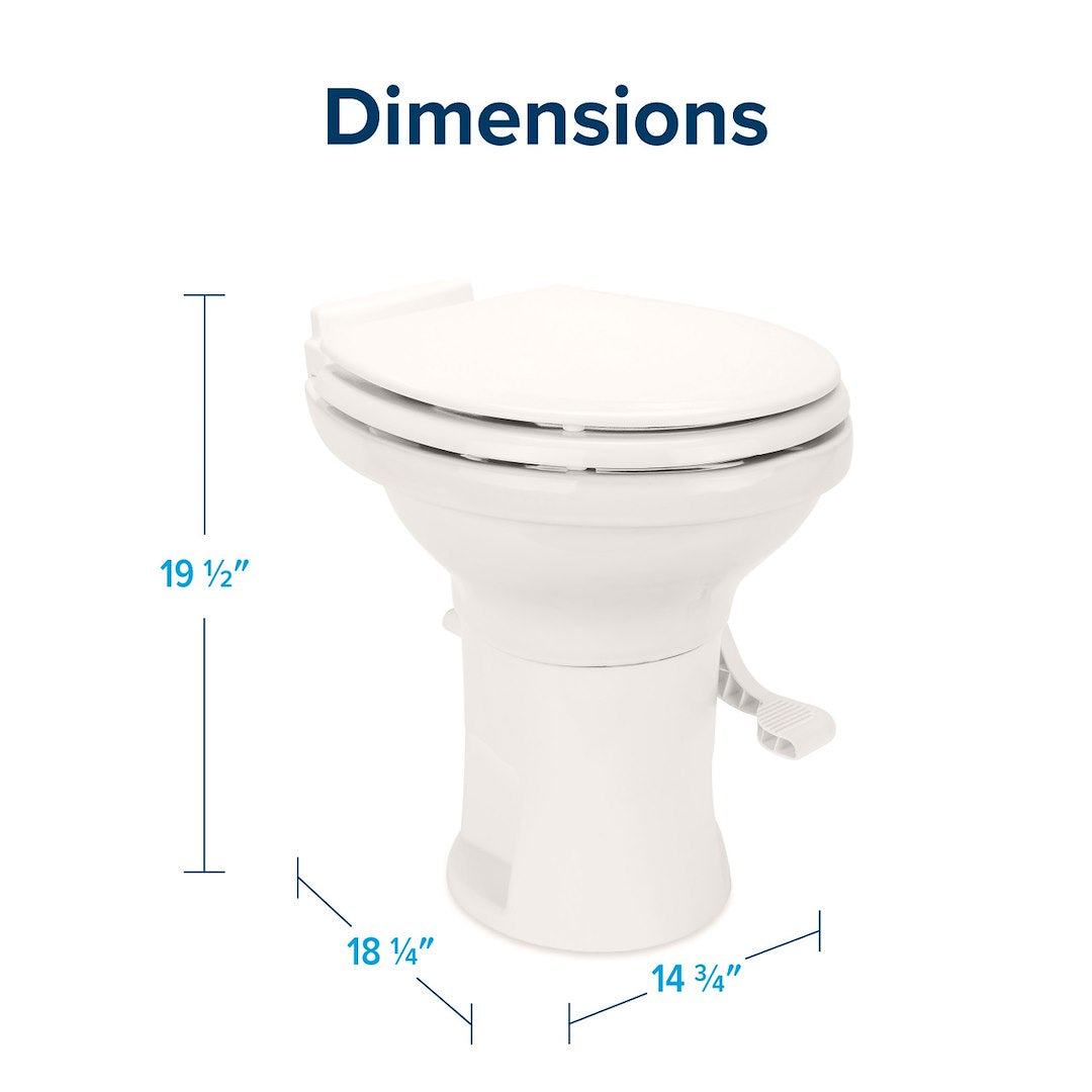 Product of Camco 41715 Permanent Full Bowl Flush Toilet , 18 Inch