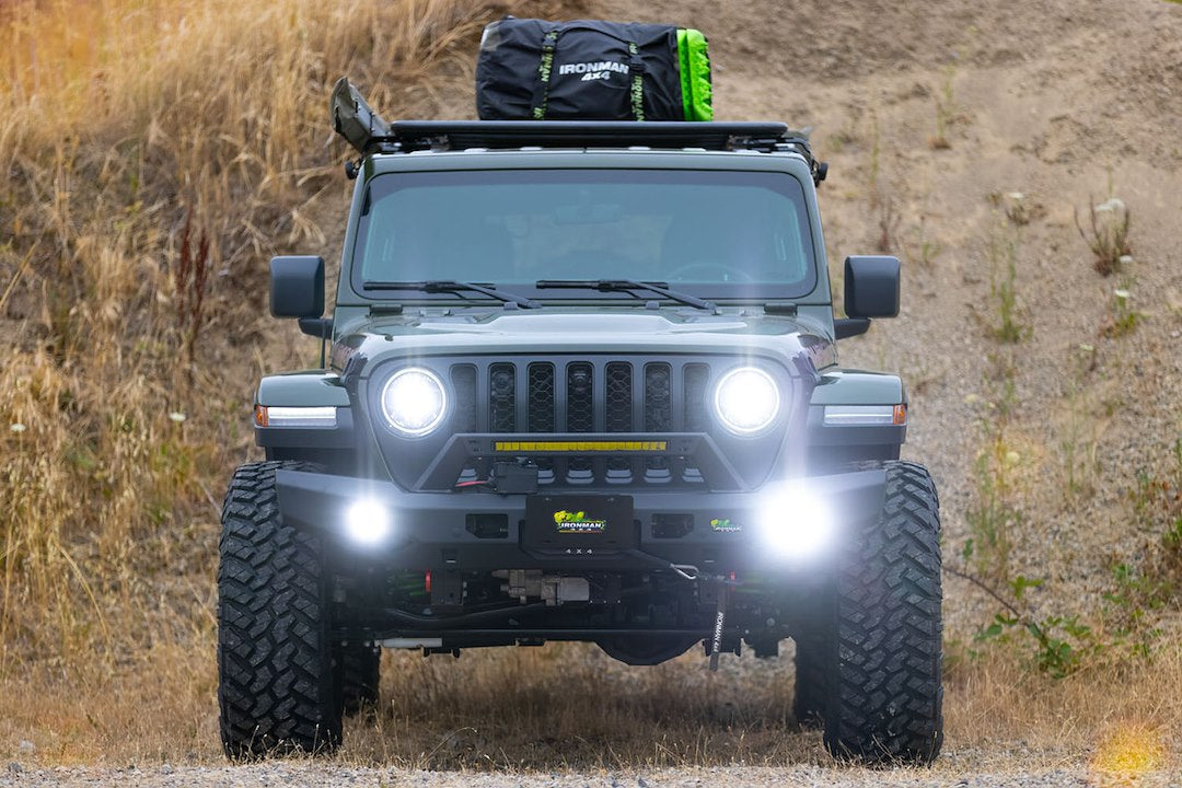 Product of Ironman 4x4 BBR077JLKS1-B80BFA Raid ® Steel Powder Coated Bumper