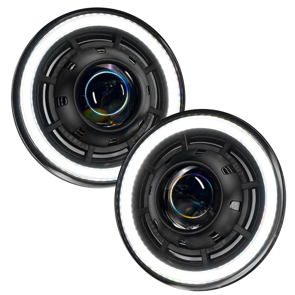 Product of Oracle Lighting 5876-001 Projector Beam Headlight Assembly - LED - Set Of 2