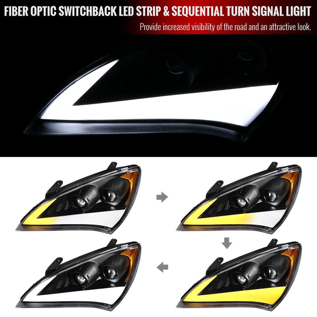 Spec-D Tuning 2lhp-Gens210jm-Oz Headlight Assembly||2lhp-Gens210jm-Oz_1.Jpg||86||sdtens210jmoz||1563713