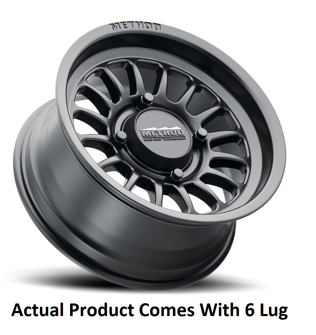 Product of Method Race Wheels 15x7 Black Wheel - Not Applicable Bolt Pattern