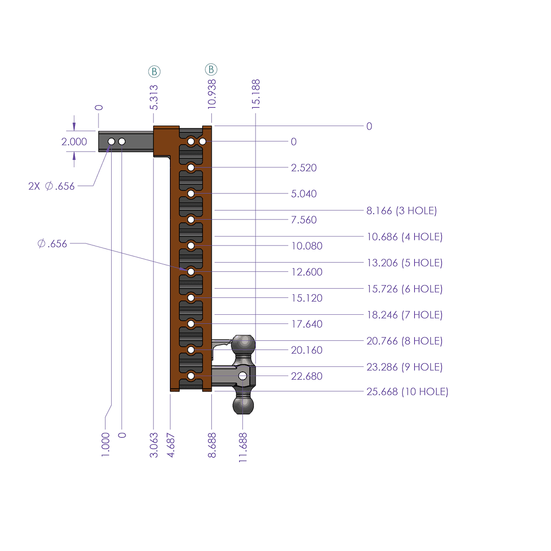 Gen-Y Hitch Gh-324 Trailer Hitch Ball Mount||gh-324_5.Png||90||gyhgh324||884970