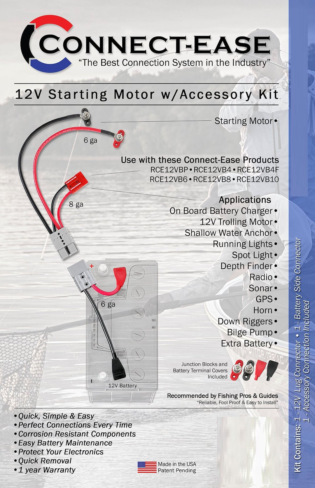 Product of Connect-Ease Rce12vbm6ck Battery Connection Harness