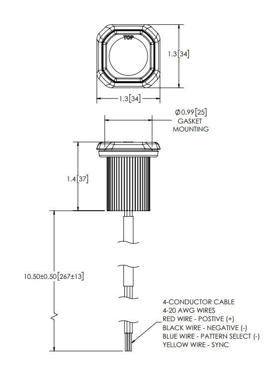 Ecco Electronic Ed9040w Warning Light||ed9040w_1.Jpg||86||e51ed9040w||1760213