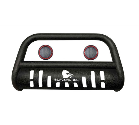 Product of Black Horse Offroad CBT-B281SP-PLFR Bull Bar  with skid plate