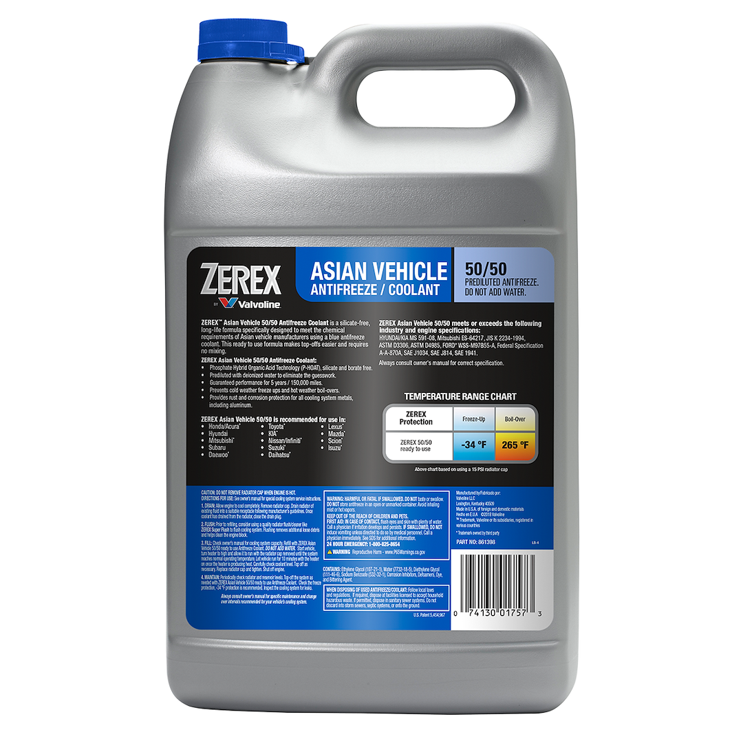 Zerex 861398 Engine Coolant||861398_1.Png||86||z22861398||1218158