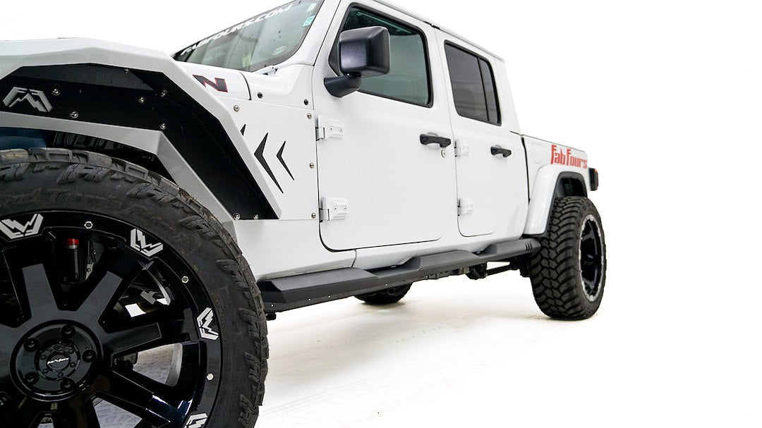 Product of Fab Fours JT20-G1650-1 Rock Slider Nerf Bar With Surface Steps