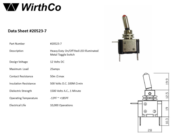 Product of Wirthco 20523 Multi Purpose Switch