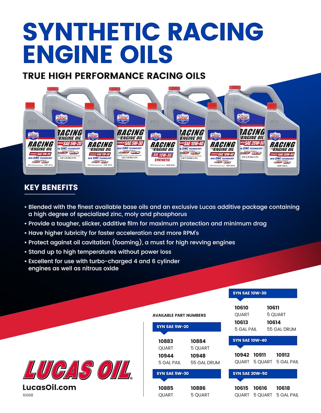 Product of Lucas Oil 10616 Oil