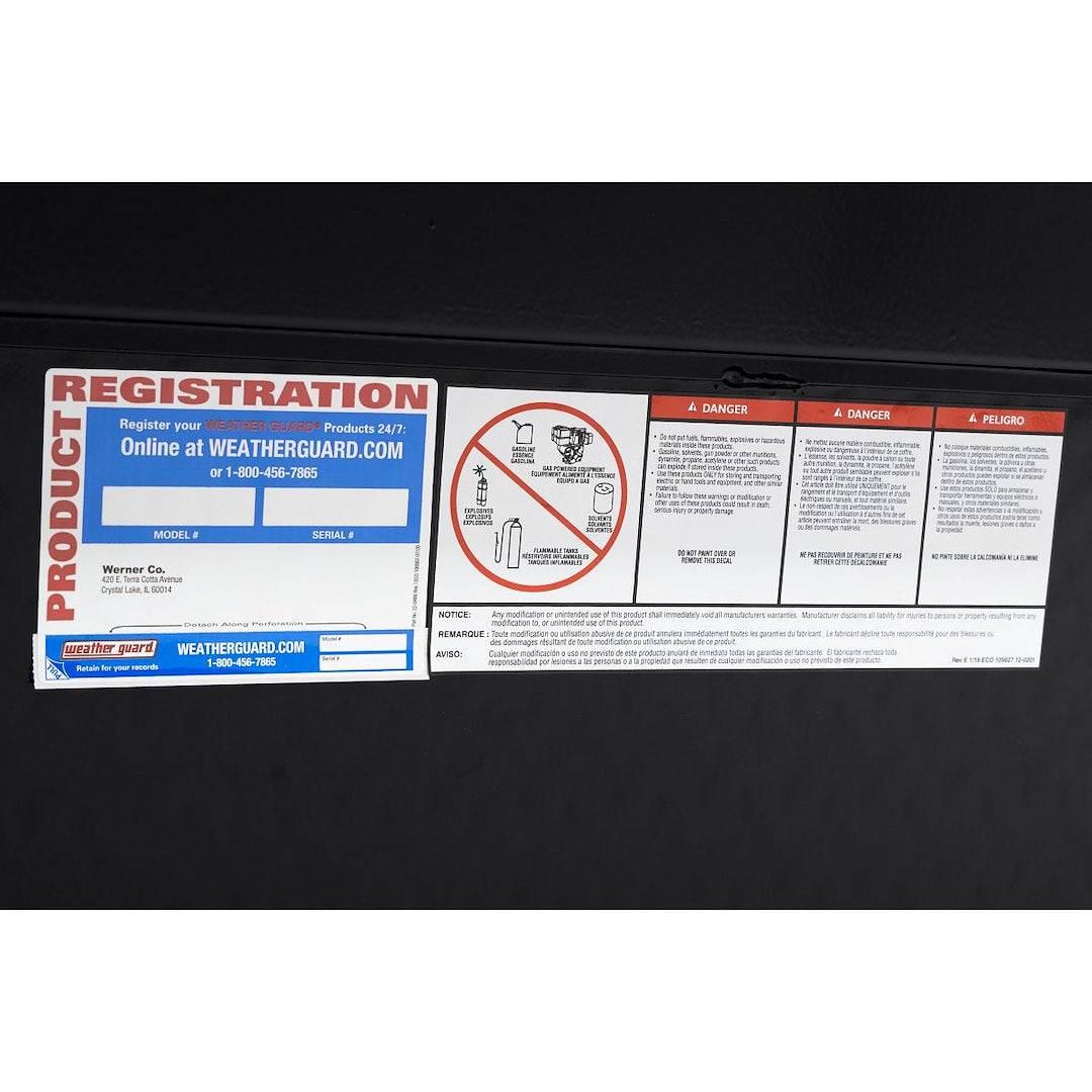 Product of Weather Guard (Werner) 174-5-04 Low Profile Toolbox