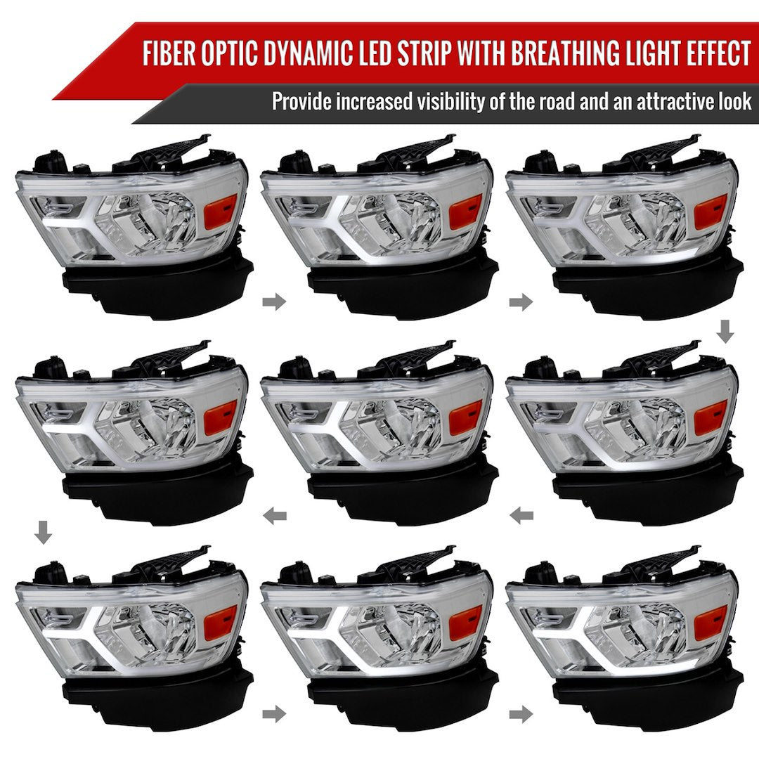 Product of Spec-D Tuning 2lh-Ram1915-G3-Rs Headlight Assembly